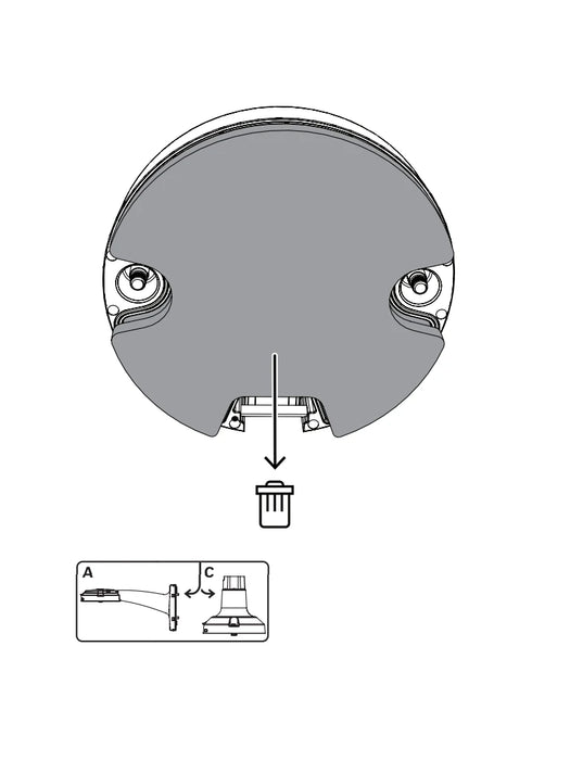 BOSCH V_NDP7604Z12L - PTZ 8MP 12X IP66 PENDANT IR 200M AUTODOME 7100I-PTZ-BOSCH-RBM0060025-Bsai Seguridad & Controles