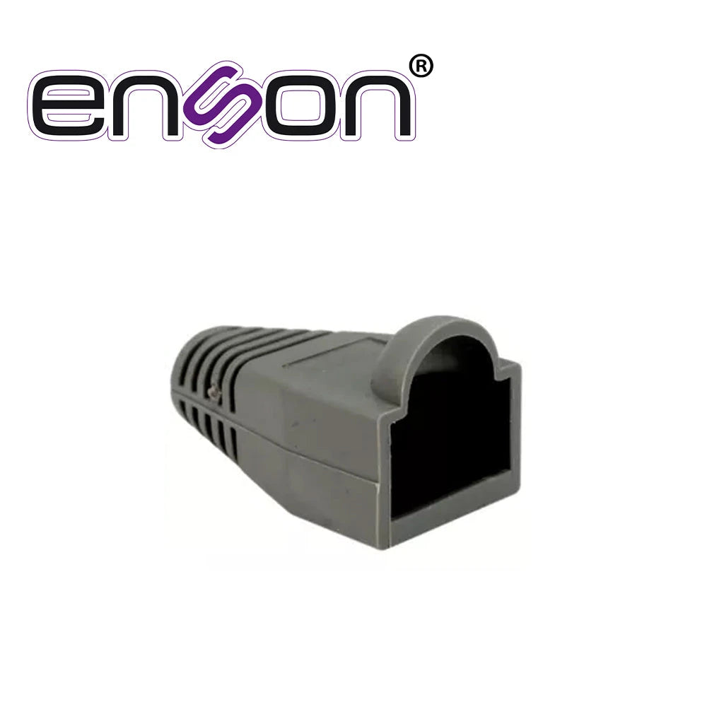 BOTA PLASTICA GRIS ENSON CAPUCHON PARA PROTECCION DE PLUG RJ45 PARA CABLE DE 6MM-Cableado Estructurado-ENSON-Bsai Seguridad & Controles