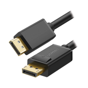 CABLE DISPLAYPORT 1.2 MACHO A MACHO/ LONGITUD 1.50 M / VERSIÓN DP1.2 / SOPORTA 4K@60HZ; 2K@144HZ / SOPORTA 3D / COLOR PROFUNDO DE 8 Y 10 BITS / BLINDAJE INTERNO MÚLTIPLE / COBRE ESTAÑADO 28AWG / BOTÓN DE LIBERACIÓN-Cables y Conectores-UGREEN-Bsai Seguridad & Controles