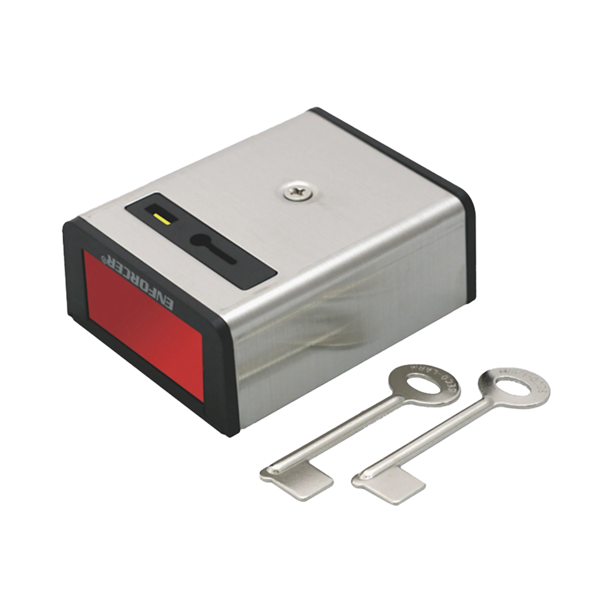 BOTÓN DE PÁNICO ENCLAVADO / RESTABLECIMIENTO MANUAL CON LLAVE / NORMALMENTE ABIERTO / CUBIERTA METÁLICA /-Accesorios-ENFORCER SECOLARM-Bsai Seguridad & Controles