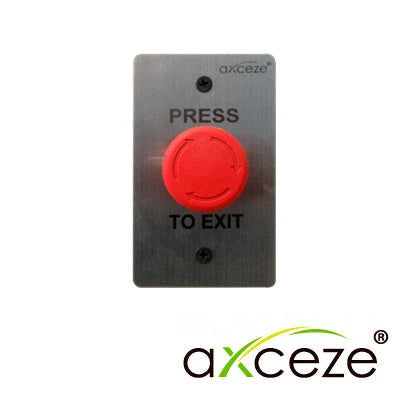 BOTÓN DE PARO O EMERGENCIA AXCEZE AX-L60 COLOR ROJO BOTÓN PUSH CON ENCLAVE FORMA HONGO. PARA USO RUDO. CUENTA CON LOS ESTADOS N.O. Y N.C. MEDIDAS 115 X 70 X 40 MM-Tarjetas y Botones-AXCEZE-Bsai Seguridad & Controles