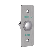 BOTÓN DE SALIDA METÁLICO / FORMA RECTANGULAR / NORMALMENTE ABIERTO O CERRADO / ESTÉTICO / INTERIOR-Accesorios-HIKVISION-Bsai Seguridad & Controles