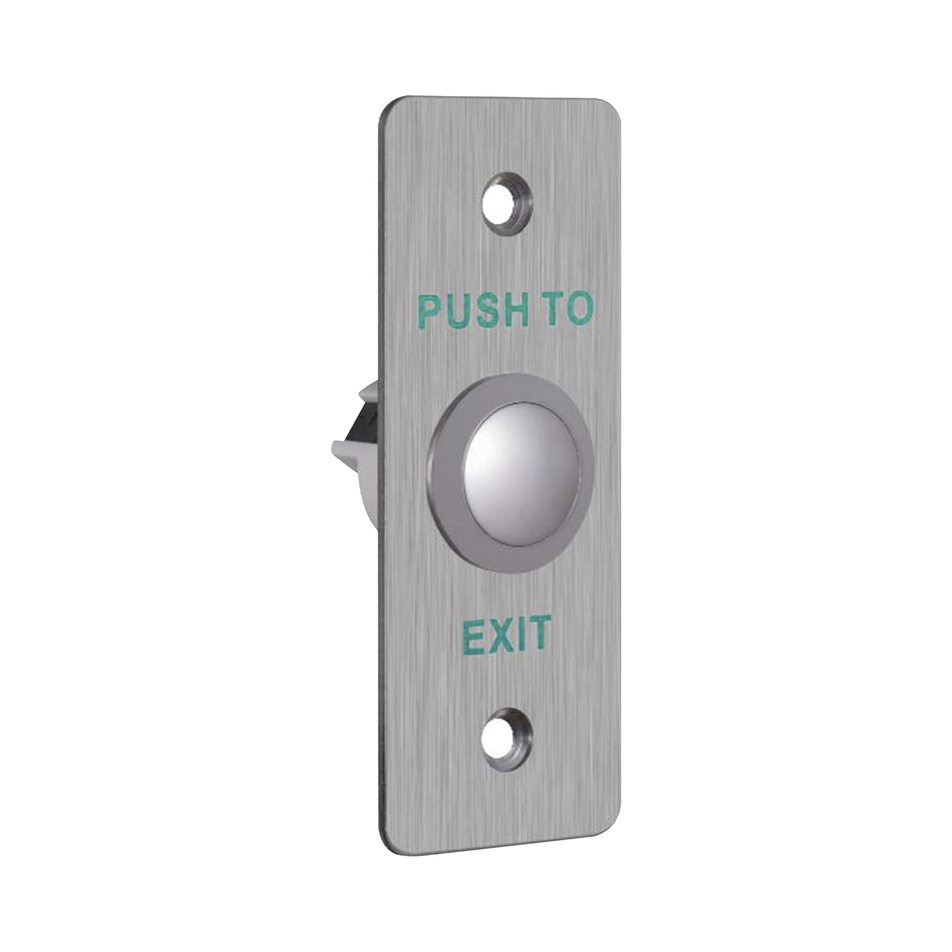 BOTÓN DE SALIDA METÁLICO / FORMA RECTANGULAR / NORMALMENTE ABIERTO O CERRADO / ESTÉTICO / INTERIOR-Accesorios-HIKVISION-Bsai Seguridad & Controles
