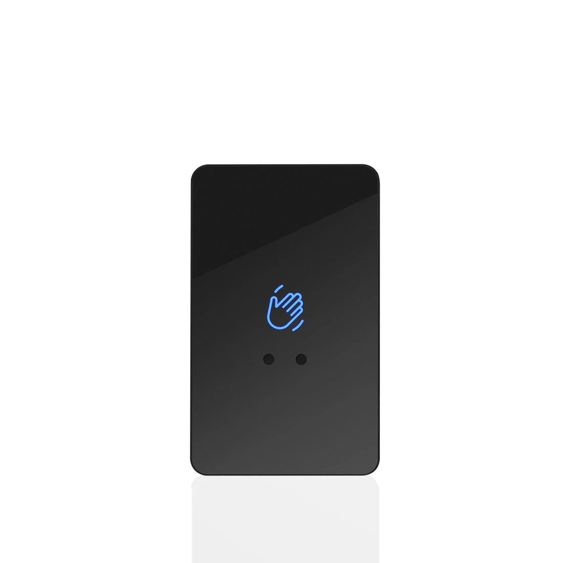 BOTON DE SALIDA SIN CONTACTO AX-B100 AXCEZE FORMATO VERTICAL CUBIERTA PLASTICA COLOR NEGRO LED INDICADOR DE ESTADO DISTANCIA DE DETECCION AJUSTABLE ENTRE 5 Y 20 CM EQUIPADO CON RETARDO DE APERTURA AJUSTABLE-Accesorios-AXCEZE-Bsai Seguridad & Controles