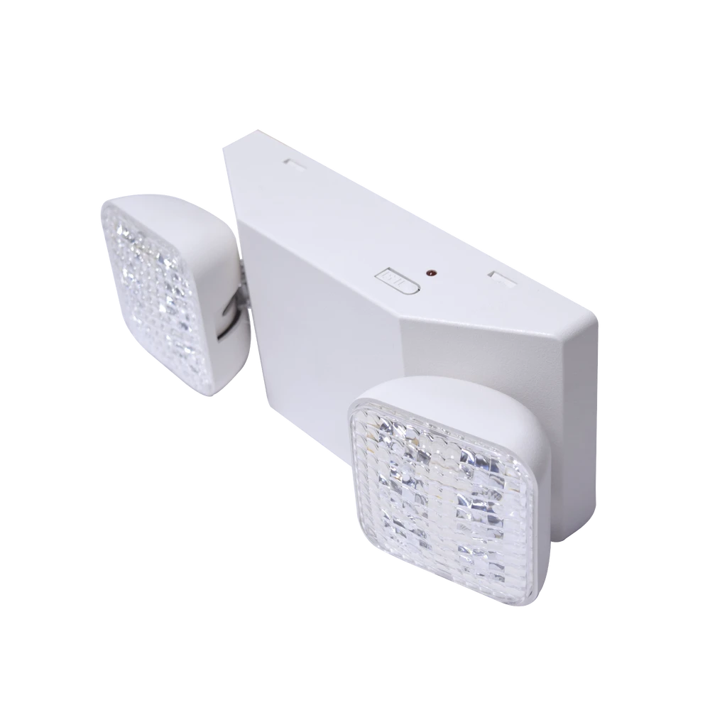 LUZ LED DE EMERGENCIA/150 LÚMENES/LUZ FRÍA/BATERÍA DE RESPALDO INCLUIDA/BOTÓN DE TEST-Lamparas de Emergencia-SFIRE-Bsai Seguridad & Controles