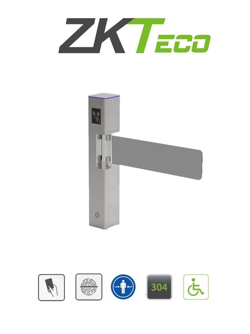 PUERTA CORTESIA ABATIBLE BIDIRECCIONAL TIPO ALETA ZKTECO SBT1000S PUERTA ABATIBLE ANCHO DE PASO 0.9M COMPATIBLE CON CONTROLES DE ACCESO/BOTON INTERIOR-Torniquetes y Puertas de Cortesía-ZKTECO-SBT1000S-Bsai Seguridad & Controles