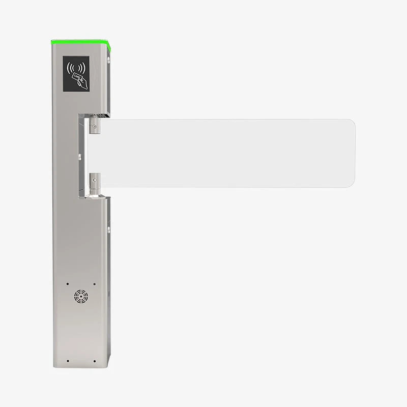 PUERTA CORTESIA ABATIBLE BIDIRECCIONAL TIPO ALETA ZKTECO SBT1000S PUERTA ABATIBLE ANCHO DE PASO 0.9M COMPATIBLE CON CONTROLES DE ACCESO/BOTON INTERIOR-Torniquetes y Puertas de Cortesía-ZKTECO-Bsai Seguridad & Controles