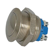 BOTÓN INTERRUPTOR MOMENTÁNEO ANTIVANDÁLICO, SPST, NORMALMENTE ABIERTO, 2 AMP. NIQUEL.-Refacciones-SYSCOM-Bsai Seguridad & Controles