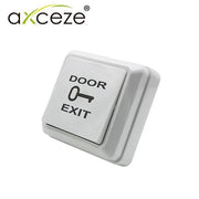 BOTÓN LIBERADOR AXCEZE AX-B30 TIPO PUSH FABRICADO EN PLASTICO INCLUYE BASE MEDIDAS 69X69MM CONEXIÓN A 2 HILOS CUENTA CON EL ESTADO N.O.-Tarjetas y Botones-AXCEZE-Bsai Seguridad & Controles