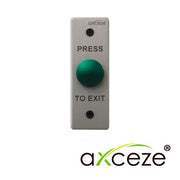 BOTÓN LIBERADOR AXCEZE AX-B80 BOTÓN TIPO PUSH FORMA DE HONGO FABRICADO EN ALEACIÓN DE ALUMINIO MEDIDAS 115X40X25MM CONEXIÓN A 2 HILOS CUENTA CON LOS ESTADOS N.O. Y N.C.-Tarjetas y Botones-AXCEZE-Bsai Seguridad & Controles