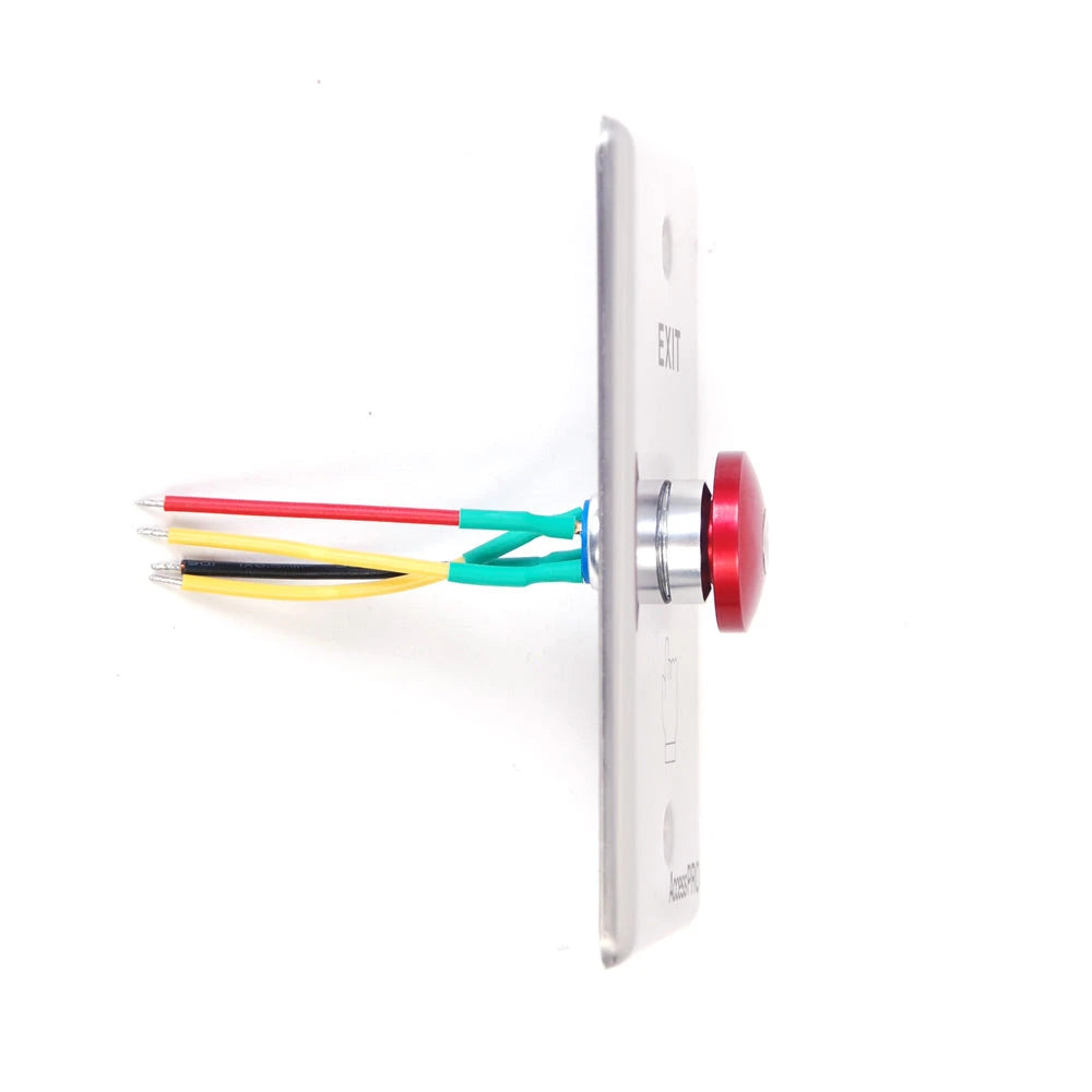 BOTÓN REDONDO COLOR ROJO CON LED-Acceso-ACCESSPRO-Bsai Seguridad & Controles