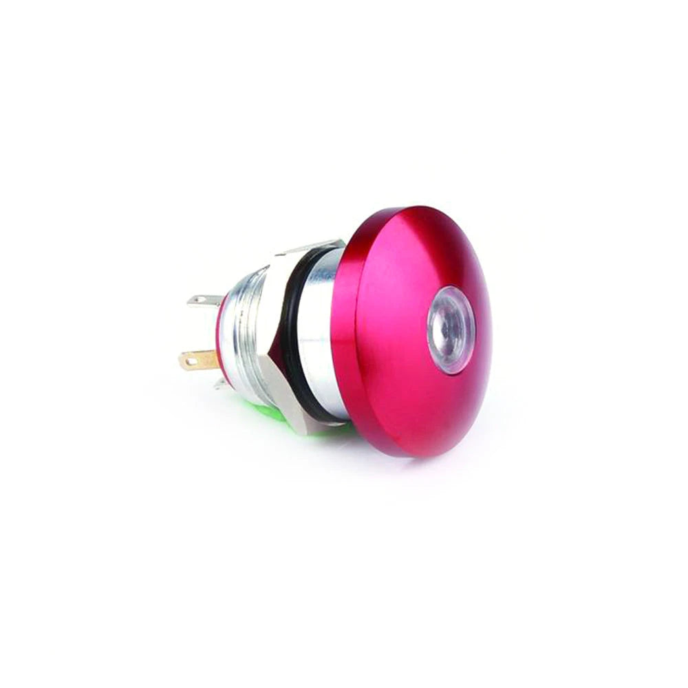 BOTÓN REDONDO COLOR ROJO CON LED-Acceso-ACCESSPRO-Bsai Seguridad & Controles