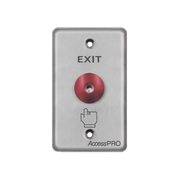BOTÓN REDONDO COLOR ROJO CON LED-Accesorios Automatizacion e Intrusion-ACCESSPRO-Bsai Seguridad & Controles