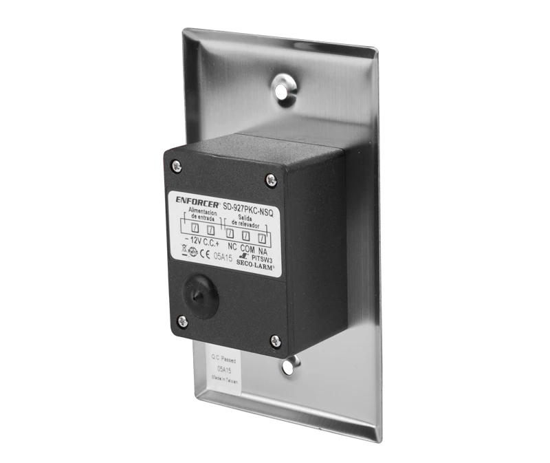 BOTÓN SIN CONTACTO ILUMINADO NORMALMENTE ABIERTO Y CERRADO-Acceso-ENFORCER SECOLARM-Bsai Seguridad & Controles