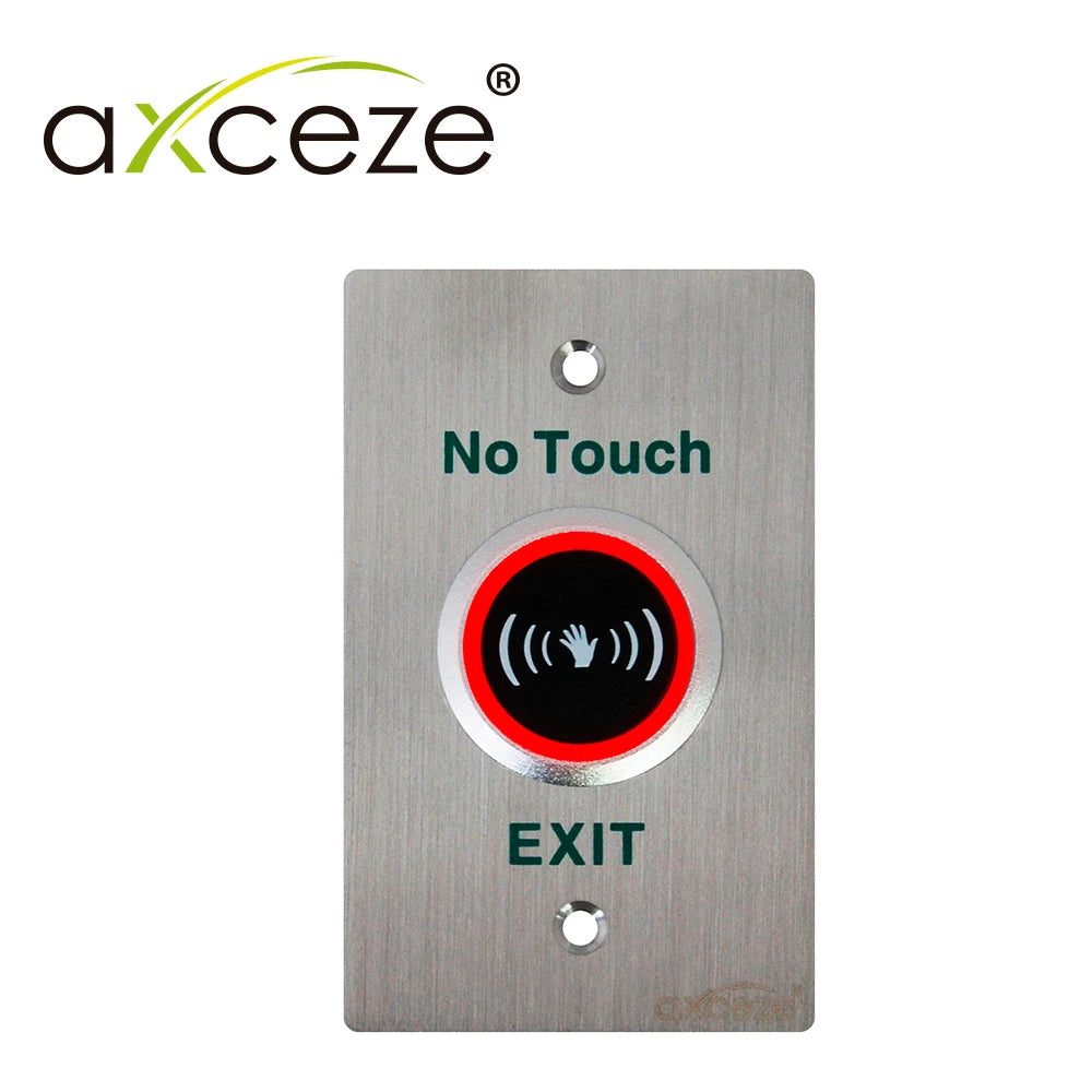 BOTON SIN CONTACTO MODELO AX-TOUCH2 INCLUYE AJUSTE DE SENSIBILIDAD Y UN TEMPORIZADOR QUE PERMITE AJUSTAR EL TIEMPO QUE EL BOTON PERMANECE ACTIVO ENTRE UN RANGO DE 0.5S-25S-Tarjetas y Botones-AXCEZE-Bsai Seguridad & Controles