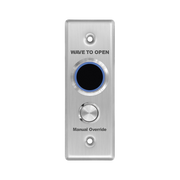 BOTÓN DE SALIDA DOBLE CON ARO ILUMINADO / IP65 / DISEÑO ESTÉTICO DELGADO / TEMPORIZADOR Y DISTANCIA AJUSTABLE / BOTÓN SIN CONTACTO Y BOTÓN DE CONTACTO EN UNO SOLO-Accesorios Control de Acceso-ACCESSPRO-Bsai Seguridad & Controles