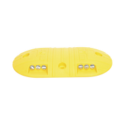 BOYA D / PLASTICO DURADERO / AMARILLA / 4 ORIFICIOS / LEDS REFLEJANTES / 20 TONELADAS.-Acceso Vehicular-ACCESSPRO-AC22-12BY-Bsai Seguridad & Controles