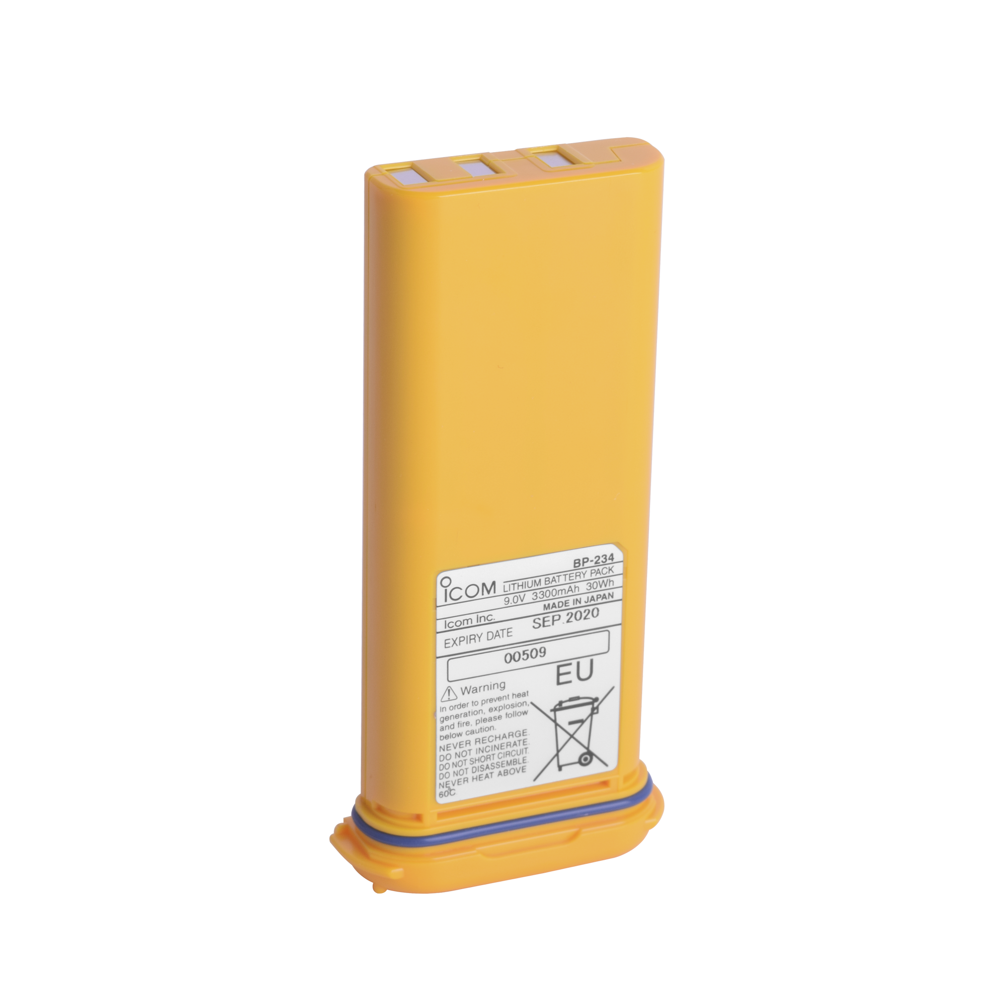 BATERÍA DE LITIO (NO RECARGABLE), 9V/3300 MAH. PARA RADIOS IC-GM1600.