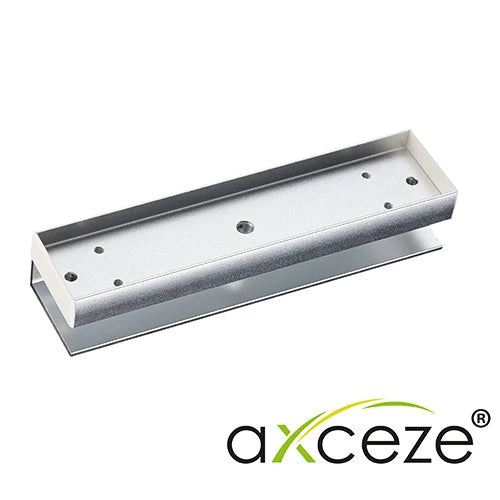 BRACKET TIPO U AXCEZE AX-M320-U COMPATIBLE CON LOS IMANES DE LA SERIE M320 ÚTIL PARA COLOCAR LA CONTRA EN LAS PUERTAS DE CRISTAL SIN MARCO FABRICADO EN ALUMINIO-Cerraduras-AXCEZE-Bsai Seguridad & Controles