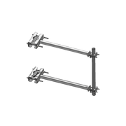 BRAZO LATERAL PARA TORRE AUTOSOPORTADA, TUBO DE 2 CED. 30 X 60 CM, SEP. 60 CM.-Torres y Mástiles-SYSCOM TOWERS-Bsai Seguridad & Controles