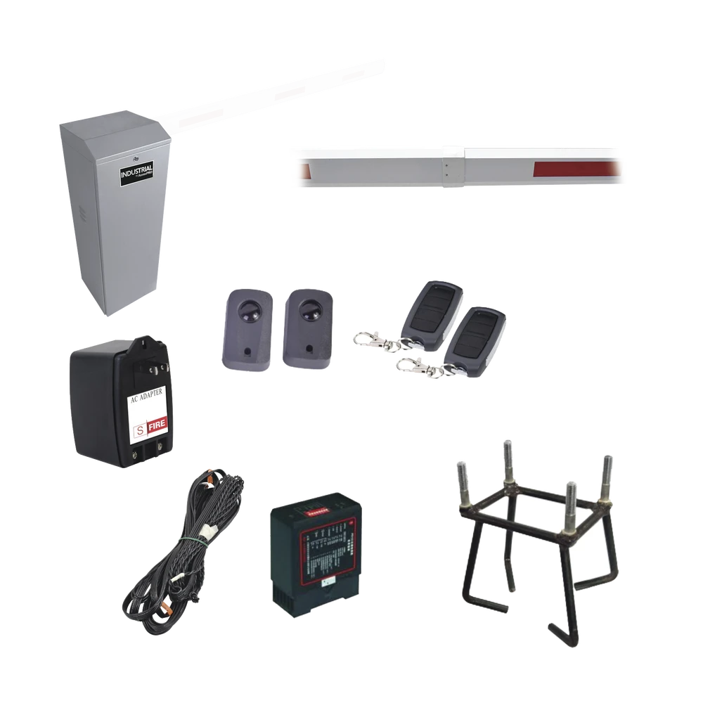 KIT COMPLETO BARRERA DERECHA XB / BRAZO TELESCÓPICO 3.6 ~ 5.5 M-Barreras Vehiculares-ACCESSPRO-Bsai Seguridad & Controles