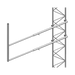 BRAZO TIPO "F" PARA TRAMOS STZ-45G, GALVANIZADO POR INMERSIÓN CALIENTE-Accesorios para Torres Arriostradas-SYSCOM TOWERS-Bsai Seguridad & Controles