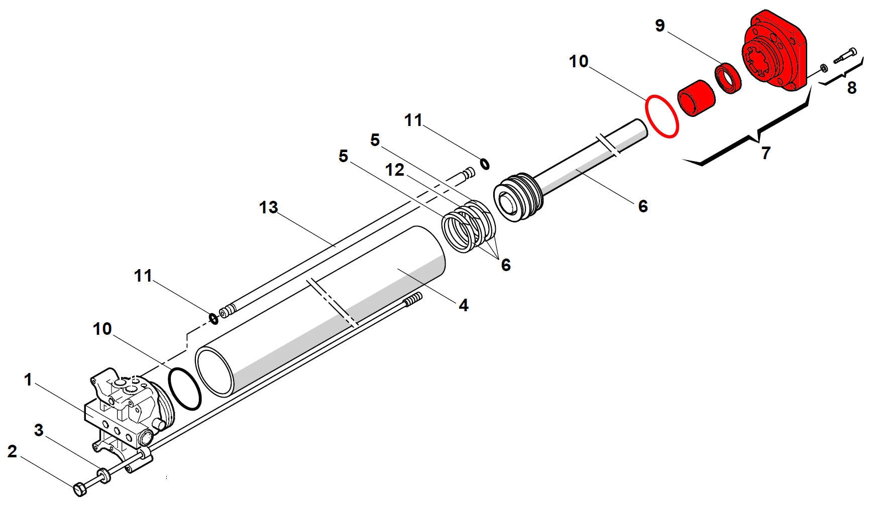 BRIDA DE TAPA DELANTERA PARA OPERADOR FAAC 400-Acceso Vehicular-FAAC-Bsai Seguridad & Controles