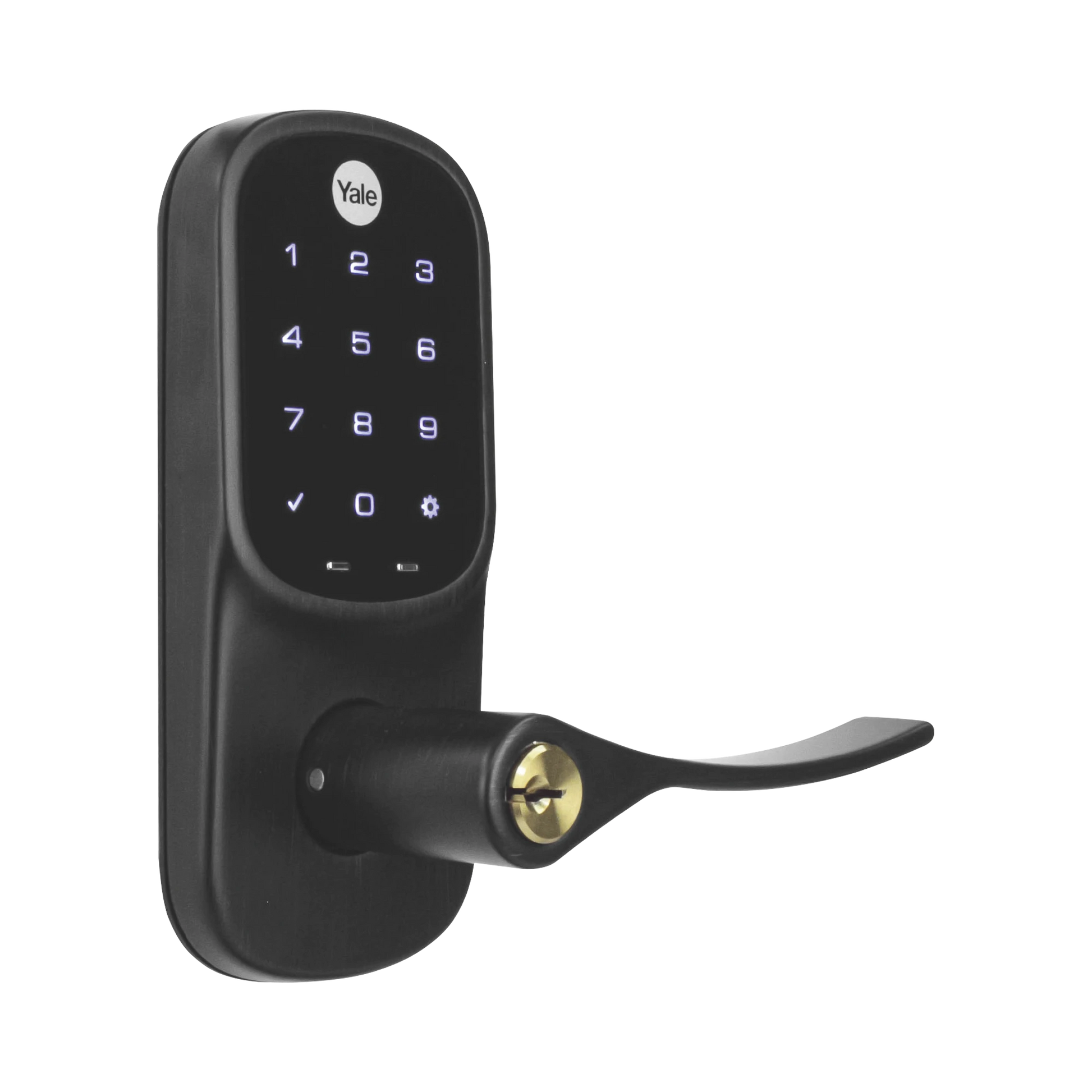 CERRADURA AUTÓNOMA YRL226 CON TECLADO TÁCTIL Y MANIJA /SMARPHONE CONTROL OPCIONAL/ BRONCE ANTIGUO-Automatizacion - Casa Inteligente-YALE-ASSA ABLOY-Bsai Seguridad & Controles