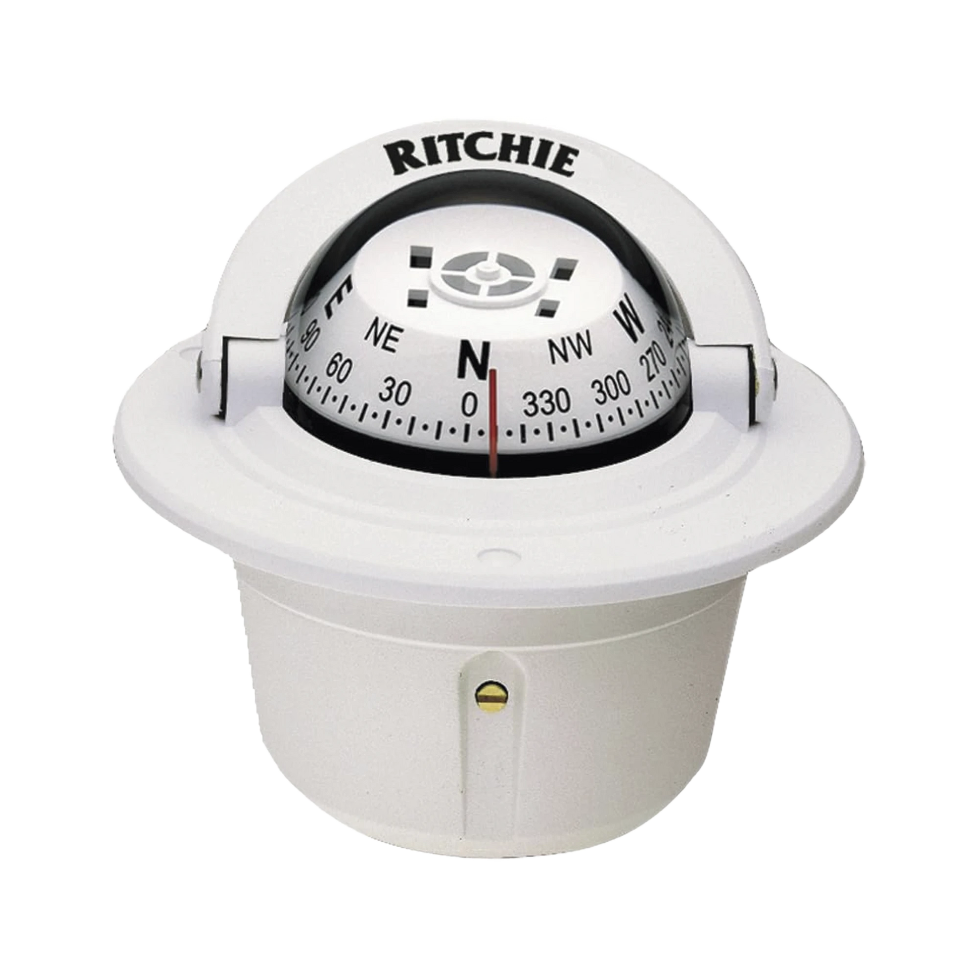 BRÚJULA SERIE EXPLORER EN COLOR BLANCO, CON ILUMINACIÓN NOCTURNA COLOR VERDE.-Soluciones Marinas-RITCHIE-Bsai Seguridad & Controles