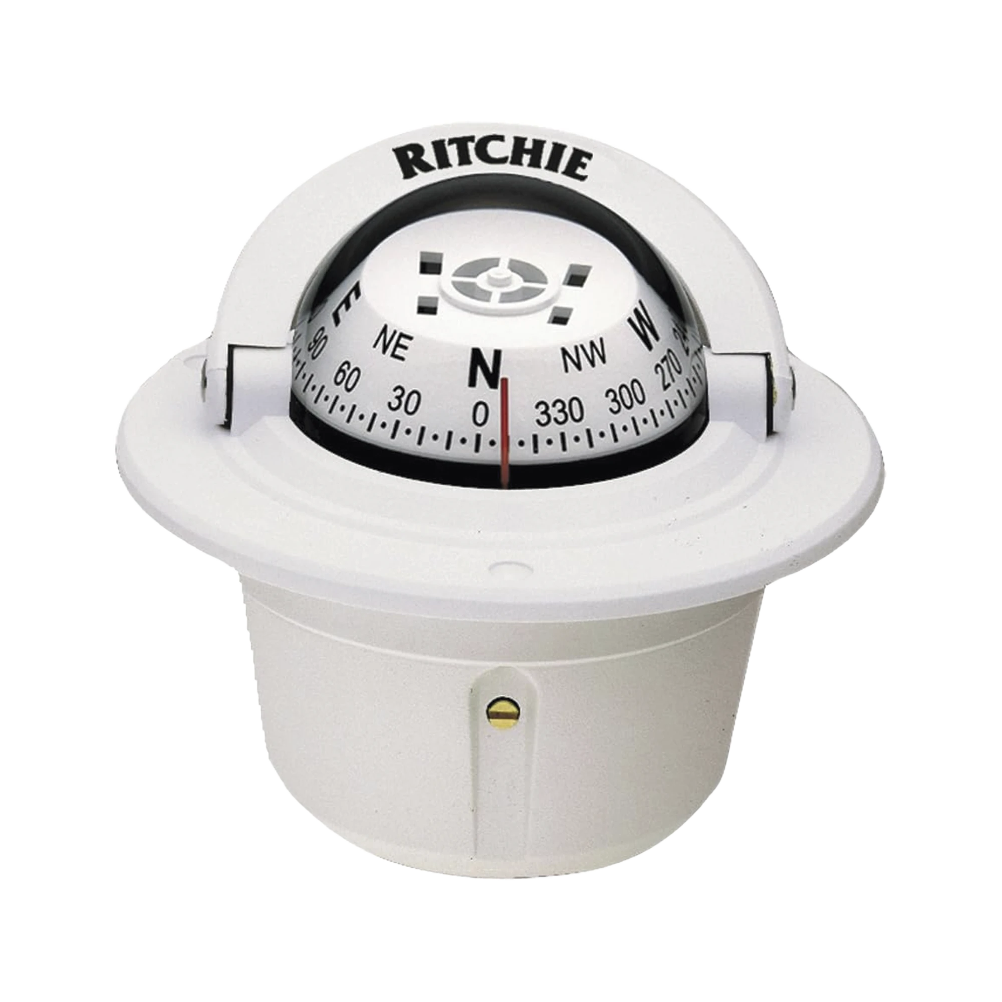 BRÚJULA SERIE EXPLORER EN COLOR BLANCO, CON ILUMINACIÓN NOCTURNA COLOR VERDE.-Soluciones Marinas-RITCHIE-Bsai Seguridad & Controles