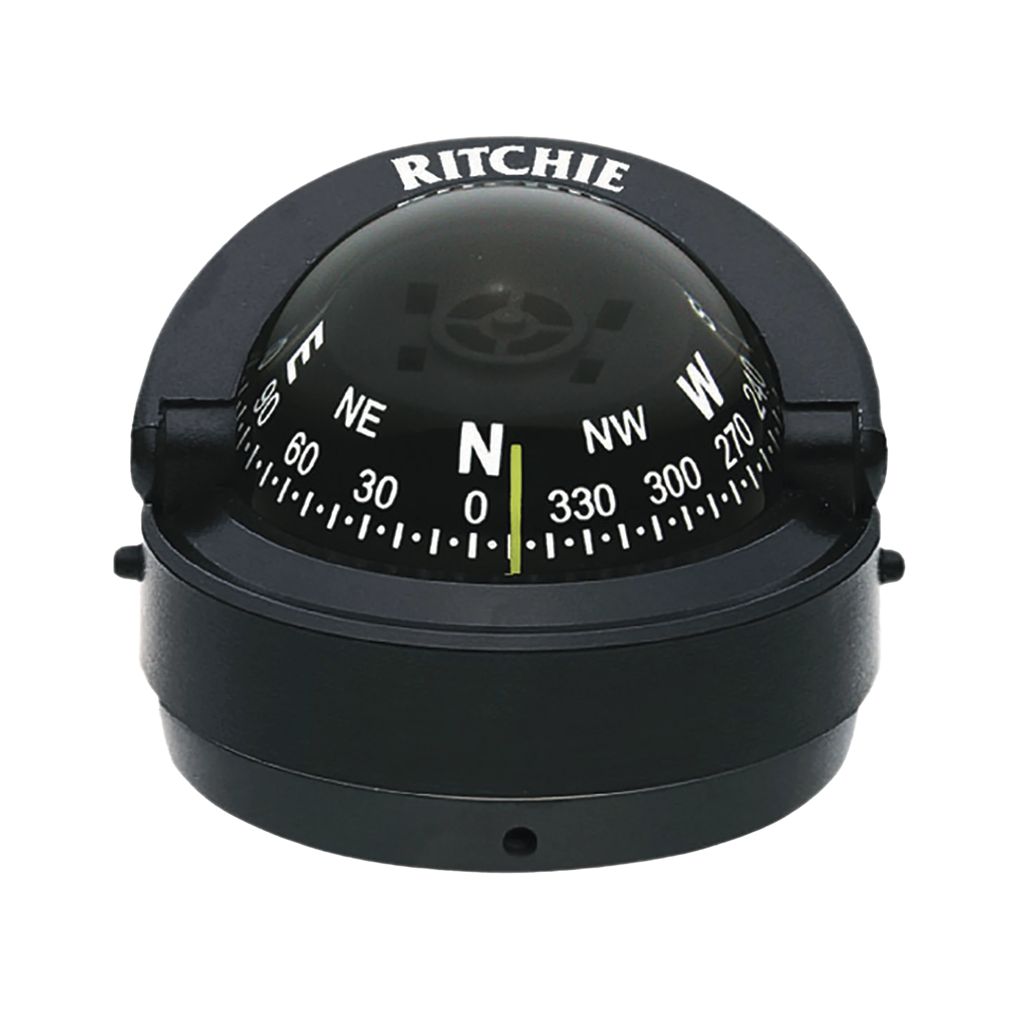 BRÚJULA SERIE EXPLORER EN COLOR NEGRO PARA MONTAJE EN SUPERFICIE, CUENTA CON ILUMINACIÓN NOCTURNA COLOR VERDE.-Soluciones Marinas-RITCHIE-Bsai Seguridad & Controles