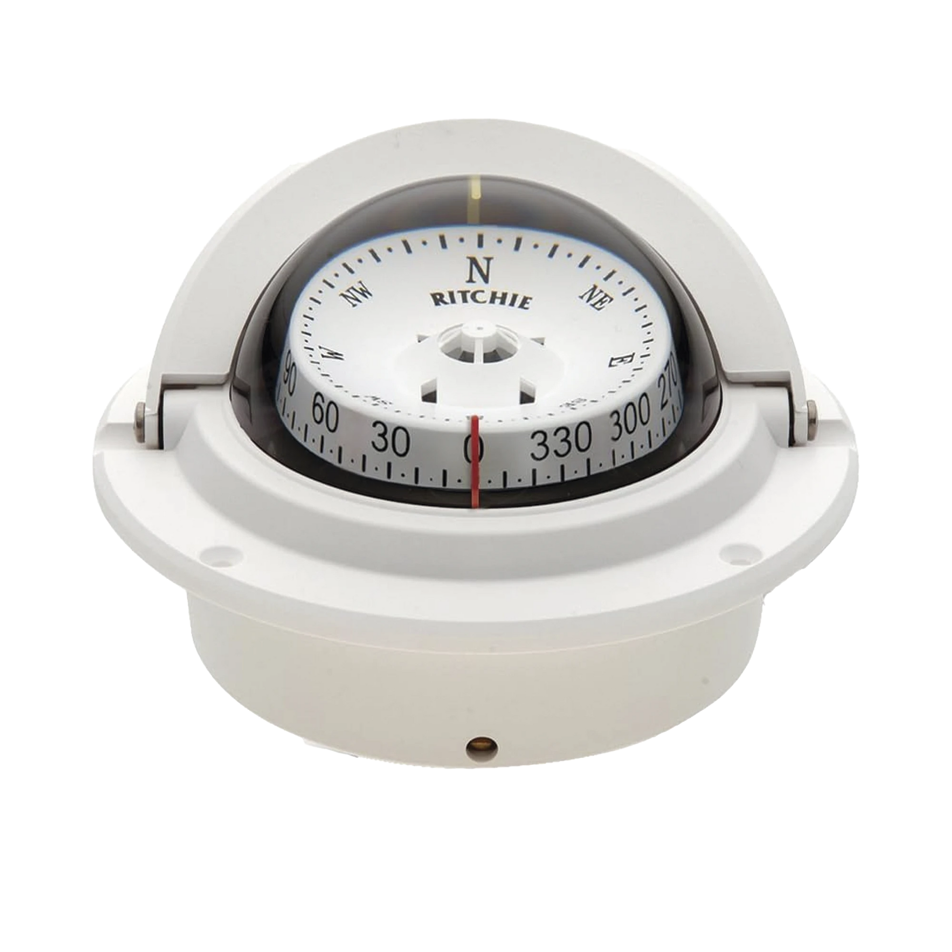 BRÚJULA SERIE VOYAGER EN COLOR BLANCO, CUENTA CON ILUMINACIÓN NOCTURNA COLOR VERDE.-Soluciones Marinas-RITCHIE-Bsai Seguridad & Controles