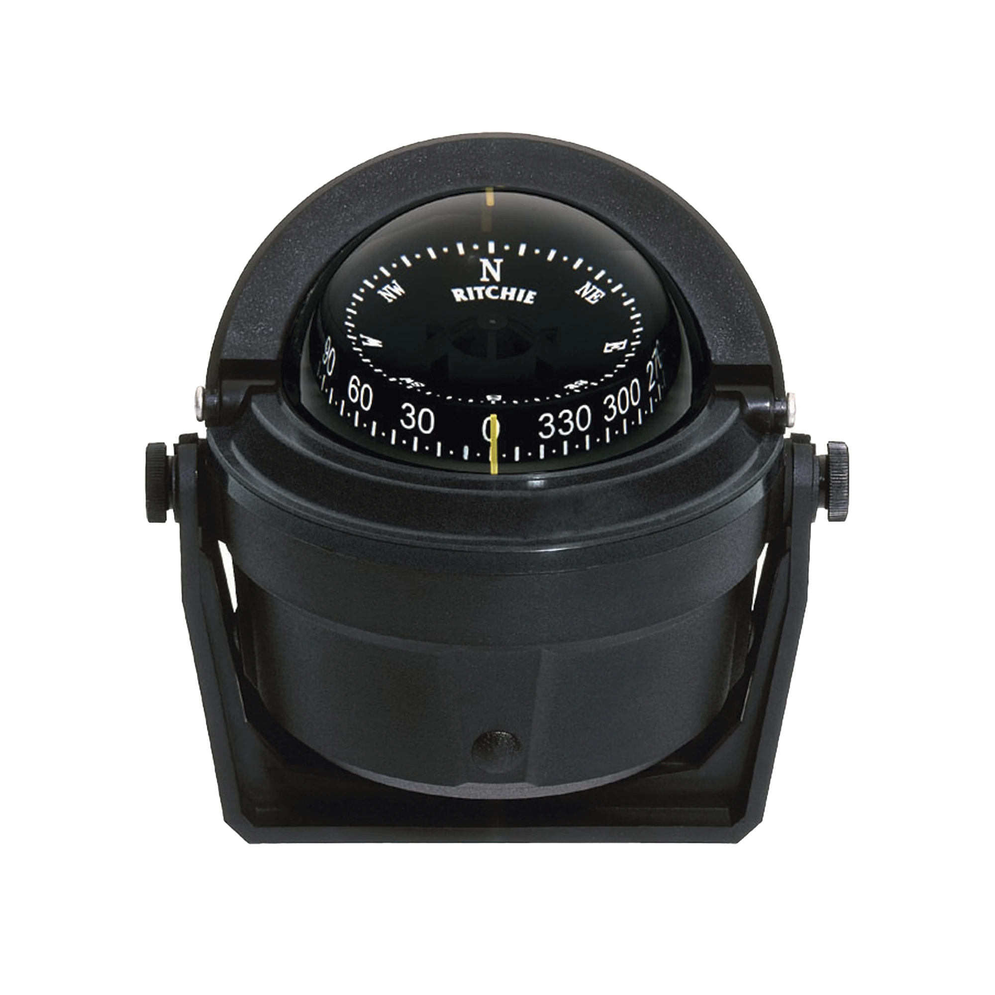 BRÚJULA SERIE VOYAGER EN COLOR NEGRO, CUENTA CON ILUMINACIÓN EXCLUSIVA NITEVU EN COLOR VERDE.-Soluciones Marinas-RITCHIE-Bsai Seguridad & Controles