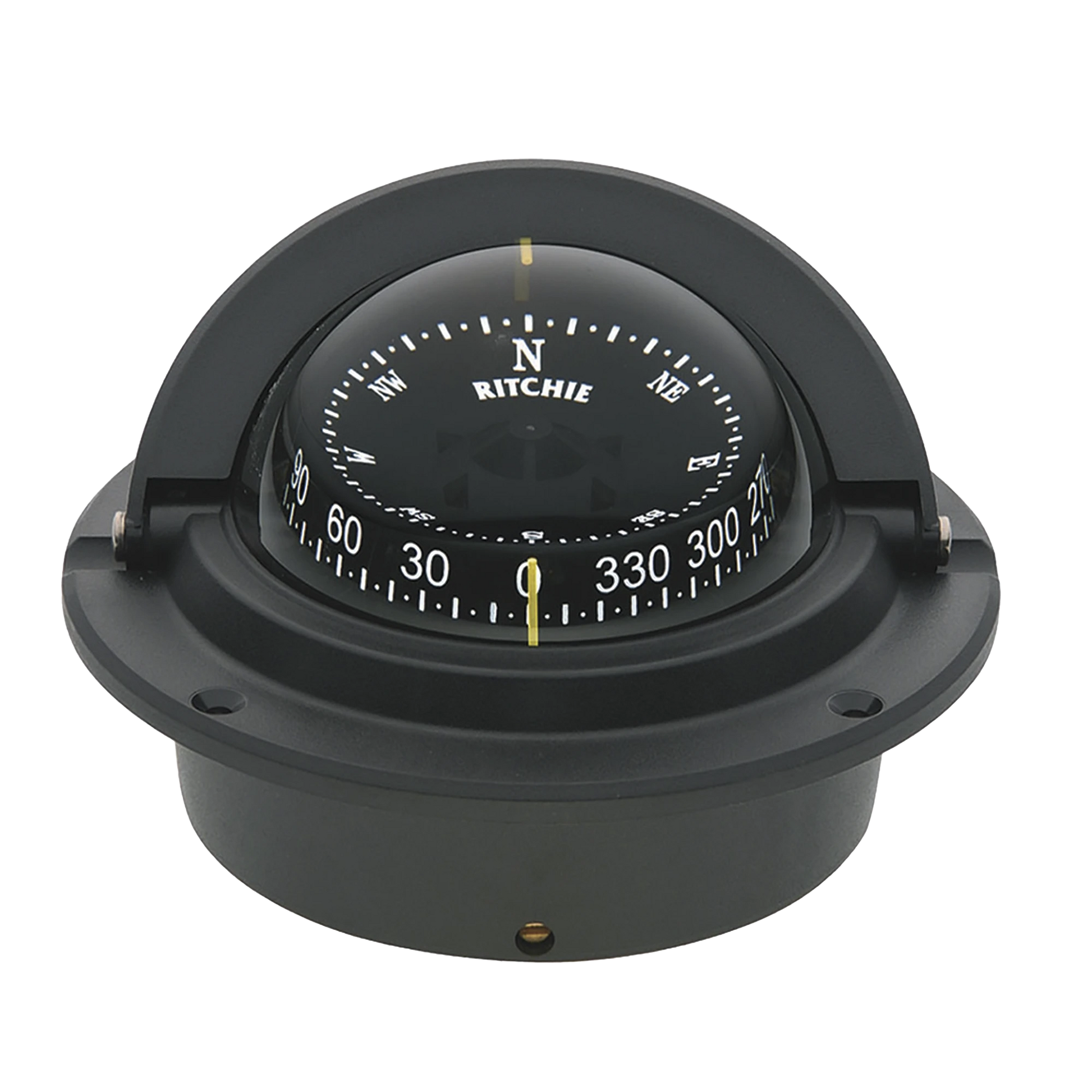 BRÚJULA SERIE VOYAGER EN COLOR NEGRO, CUENTA CON ILUMINACIÓN NOCTURNA COLOR VERDE.-Soluciones Marinas-RITCHIE-Bsai Seguridad & Controles