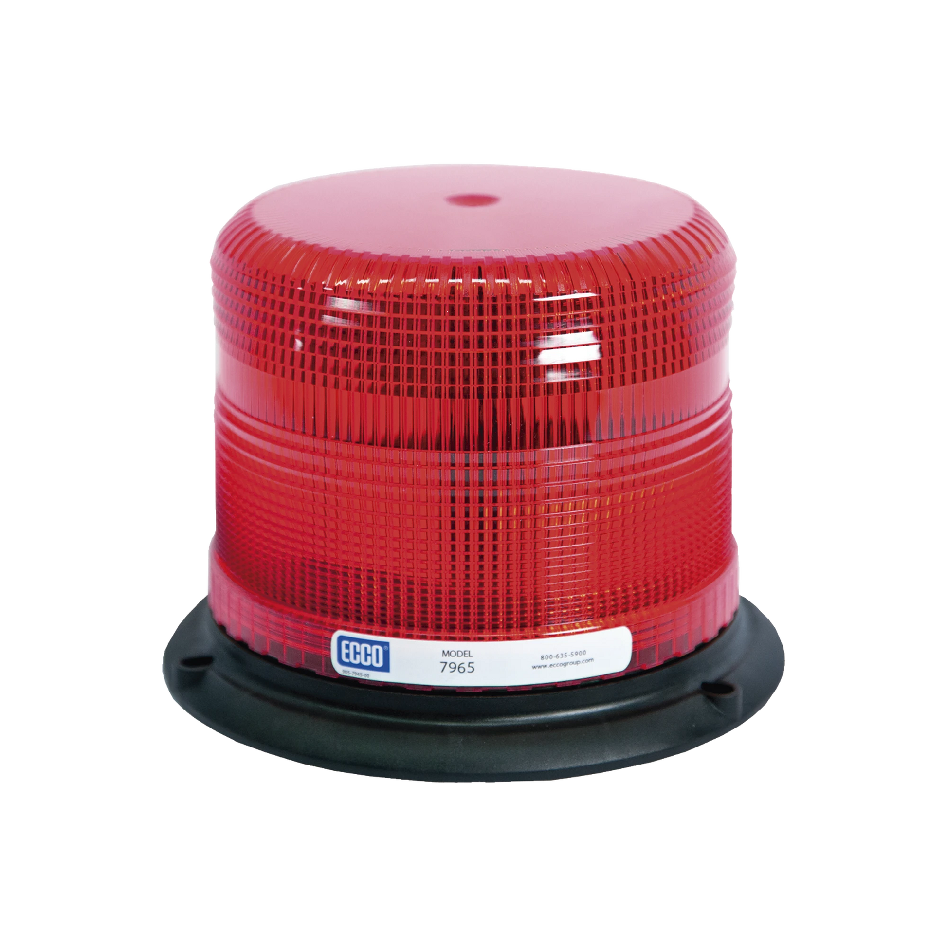 BURBUJA ULTRA CLASE I BRILLANTE SERIE X79 COLOR ROJO-Estrobos/Giratorias-ECCO-Bsai Seguridad & Controles