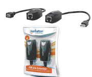 MANHATTAN 179300 - EXTENSOR DE LÍNEA USB/ HASTA 60M DE EXTENSIÓN / VELOCIDAD DE HASTA 12MBPS / BUS DE ALIMENTACIÓN-Accesorios y Cables USB-MANHATTAN-Bsai Seguridad & Controles