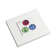 MODULO DE 3 BOTONES ILUMINADOS CON LECTOR RFID 125 KHZ / ALARMA / CANCELAR Y CÓDIGO AZUL / BUS RS485 / COMPATIBLE CON NX0019/B, NX1021 Y NX0015-Sistemas de Emergencia-IBERNEX-Bsai Seguridad & Controles