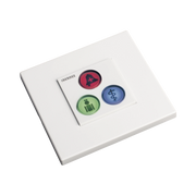 MODULO DE 3 BOTONES ILUMINADOS / ALARMA / CANCELAR Y CÓDIGO AZUL / BUS RS485 / COMPATIBLE CON NX0019/B, NX1021 Y NX0015-Sistemas de Emergencia-IBERNEX-Bsai Seguridad & Controles