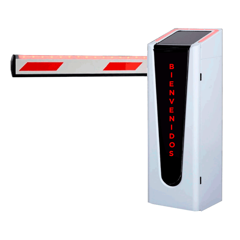 WEJOIN WJCB202VFHR24D - BARRERA VEHICULAR DERECHA IZQUIERDA CON LED Y DISPLAY PARA TEXTO CONFIGURABLE / MOTOR 24 VDC / ALTO FLUJO / BRAZO RECTANGULAR DE 4 METROS / VELOCIDAD 2 SEGUNDOS / DIRECCIÓN AJUSTABLE #CM2 #WJ1-Barreras Vehicular-WEJOIN-Bsai Seguridad & Controles