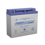Batería Ácido de Plomo, Sellada, Recargable, 12V, 18AH, 5 Años Vida Útil, Terminales tipo NB, Reconocida UL-Baterías-POWER SONIC-Bsai Seguridad & Controles