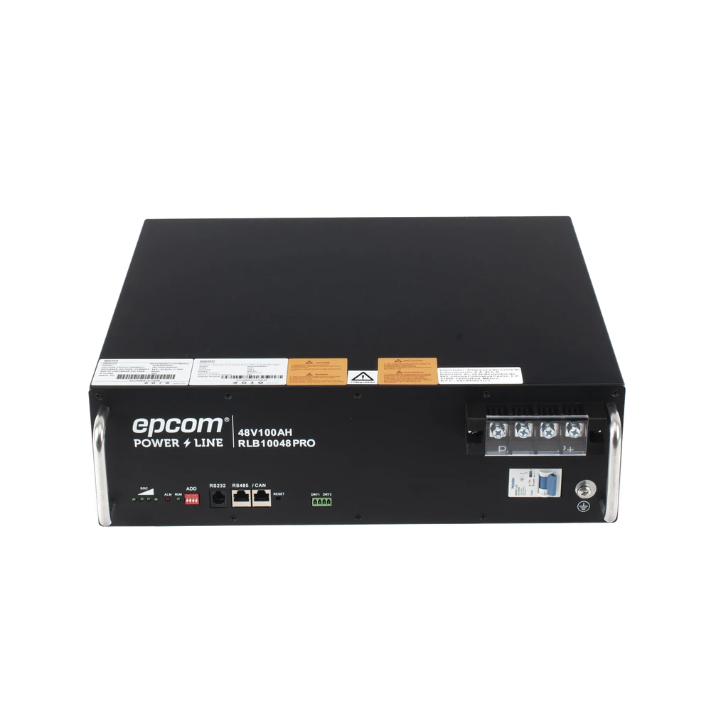 Batería de Litio de 4.8 Kwh, 48 Vcc ,104 Ah, 3U de Montaje en Rack.-Baterías-EPCOM POWERLINE-Bsai Seguridad & Controles