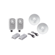 KIT DE 2 RADIOS C6X CON 2 ANTENAS DE (25 DBI), RANGO DE FRECUENCIA EXTENDIDA (5.1 A 6.4 GHZ),  INCLUYE INYECTOR POE, CABLE DE ALIMENTACIÓN Y 2 FLEXIMOUNT-XL PARA ALINEACIÓN, DISTANCIA DE HASTA 3 KM