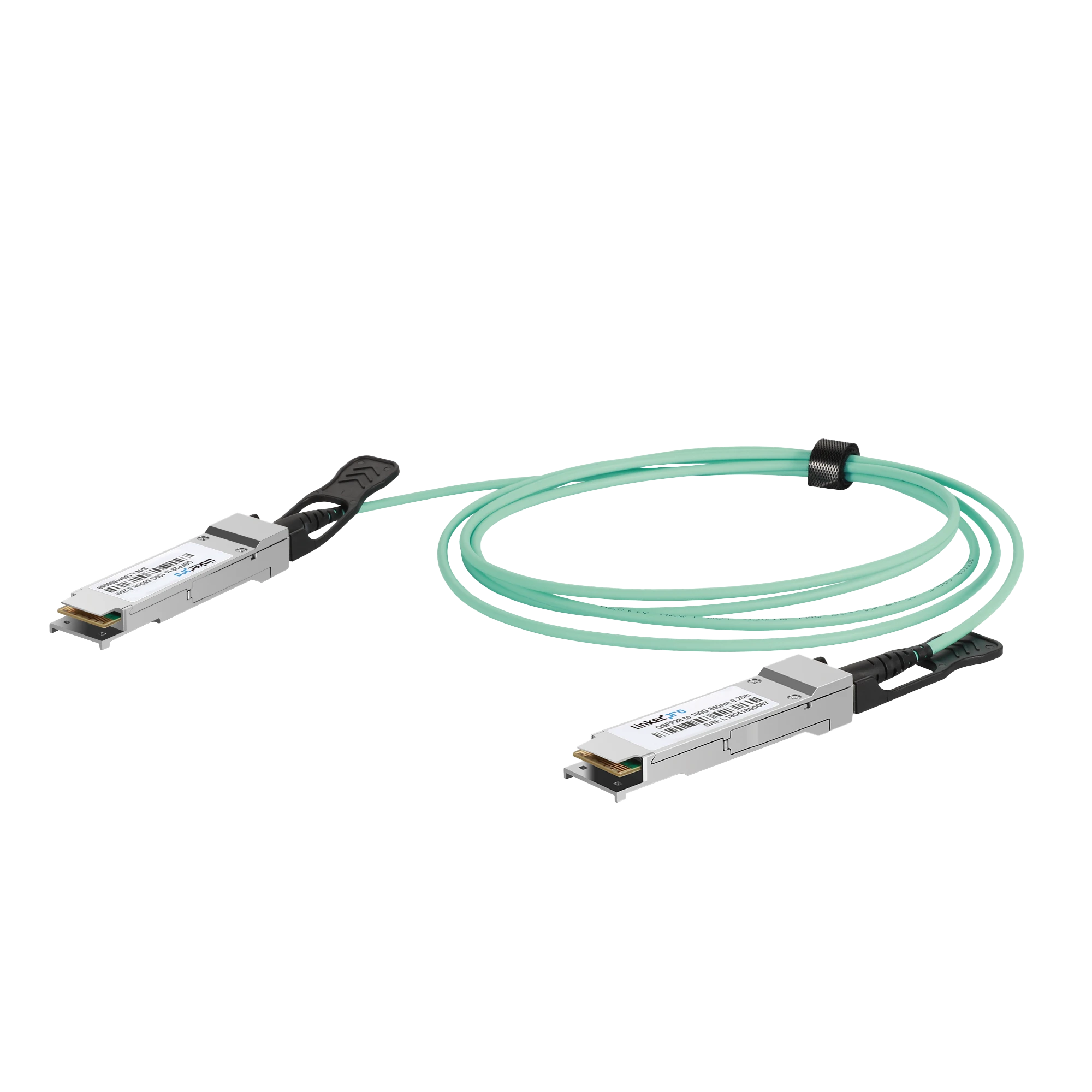 CABLE AOC QSFP28 DE 100 GBPS A 100 GBPS / CABLE DE FIBRA ÓPTICA ACTIVO / LONGITUD: 2 METROS-Networking-LINKEDPRO-Bsai Seguridad & Controles