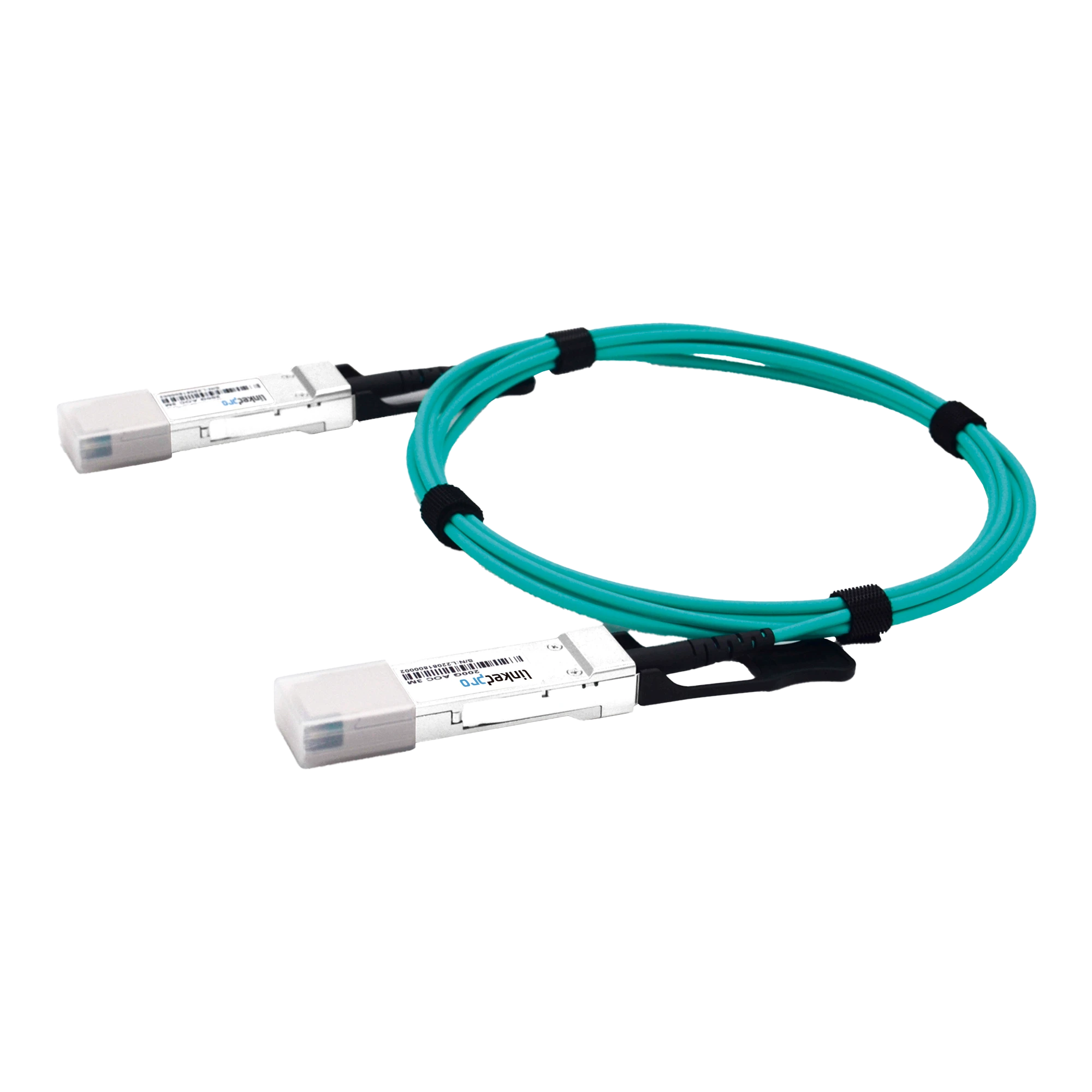 CABLE AOC QSFP56 DE 200 GBPS A 200 GBPS / CABLE DE FIBRA ÓPTICA ACTIVO / LONGITUD: 3 METROS-Networking-LINKEDPRO-Bsai Seguridad & Controles