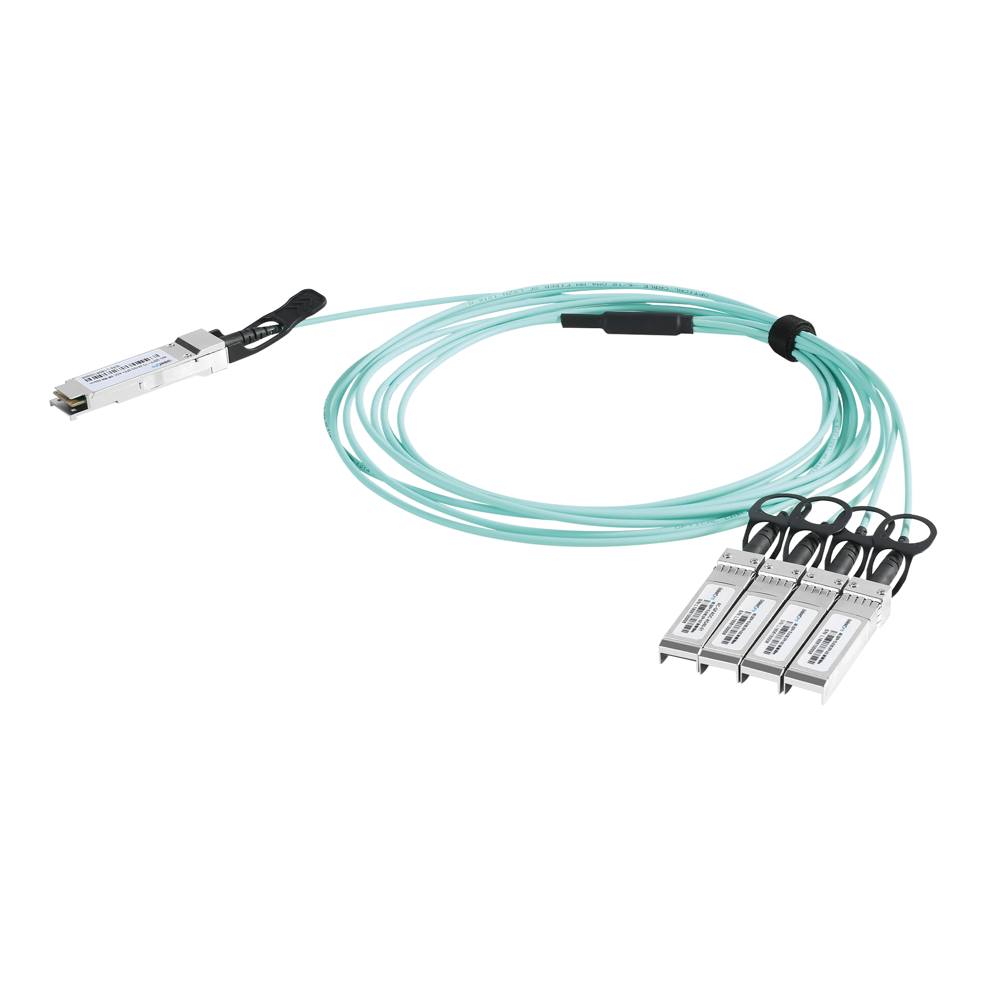 CABLE AOC QSFP+ DE 40 GBPS A 4X 10 GBPS / CABLE DE FIBRA ÓPTICA ACTIVO / LONGITUD: 1 METRO-Networking-LINKEDPRO-Bsai Seguridad & Controles