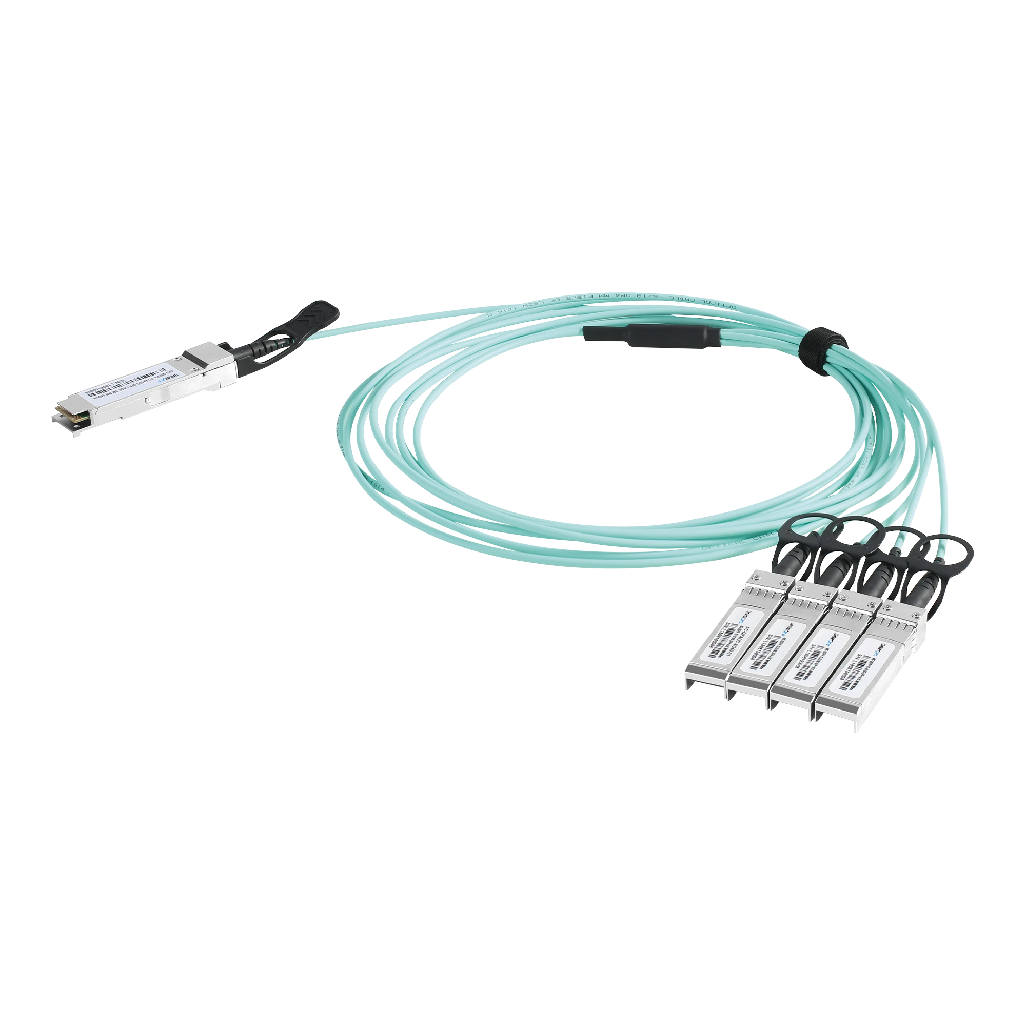 CABLE AOC QSFP+ DE 40 GBPS A 4X 10 GBPS / CABLE DE FIBRA ÓPTICA ACTIVO / LONGITUD: 1 METRO-Networking-LINKEDPRO-Bsai Seguridad & Controles