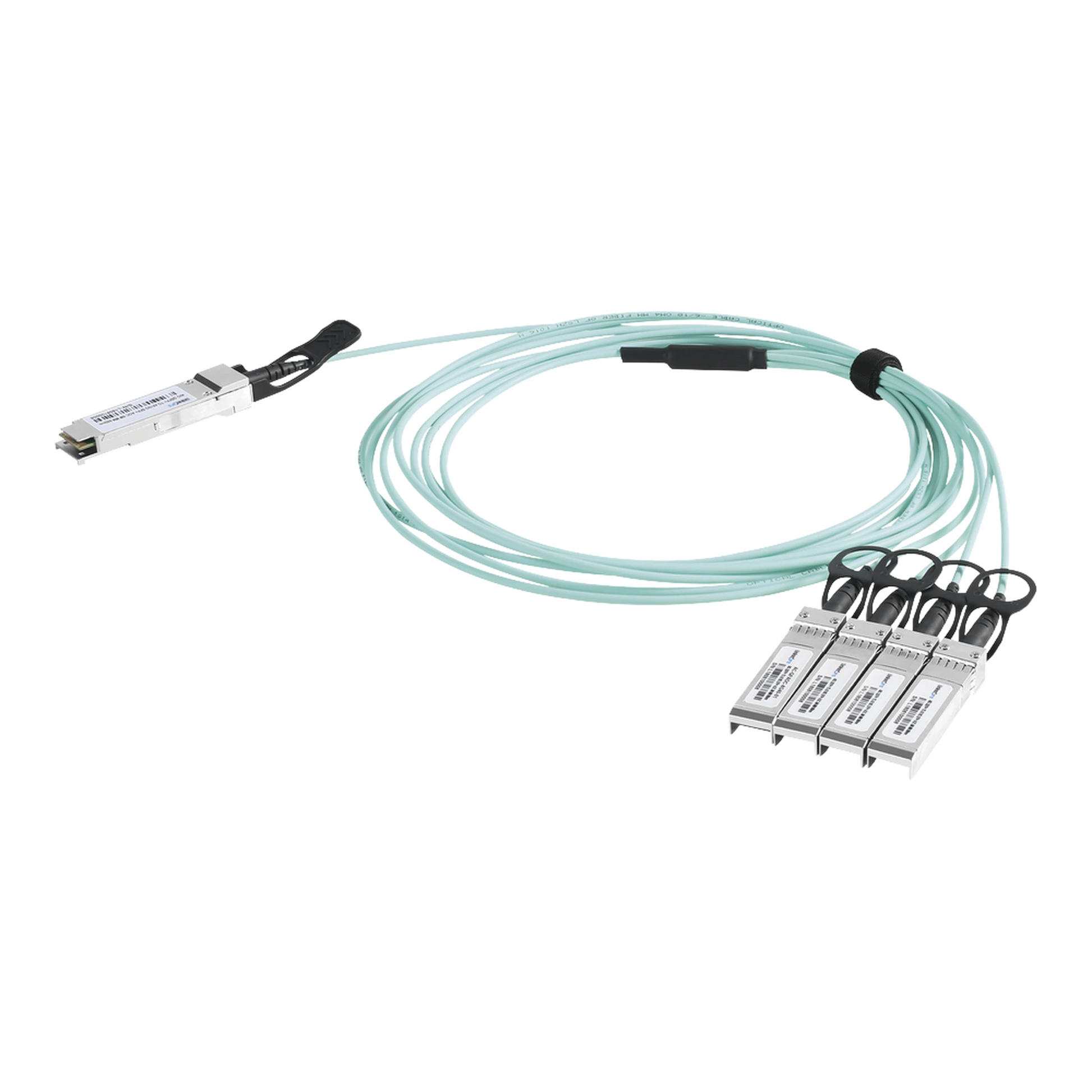 CABLE AOC QSFP+ DE 40 GBPS A 4X 10 GBPS / CABLE DE FIBRA ÓPTICA ACTIVO / LONGITUD: 2 METROS-Networking-LINKEDPRO-Bsai Seguridad & Controles