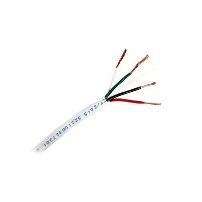 CABLE CALIBRE 18, 4 CONDUCTORES, 305 METROS, COLOR BLANCO, HECHO EN MÉXICO-Cableado-VIAKON-Bsai Seguridad & Controles