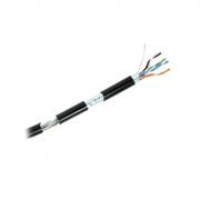 BOBINA DE CABLE DE 305 M, CAT5E , FTP, BLINDADO, COLOR NEGRO, UL, PARA APLICACIONES EN VIDEO VIGILANCIA, REDES DE DATOS. USO EN INTEMPERIE-Cableado-LINKEDPRO BY EPCOM-Bsai Seguridad & Controles