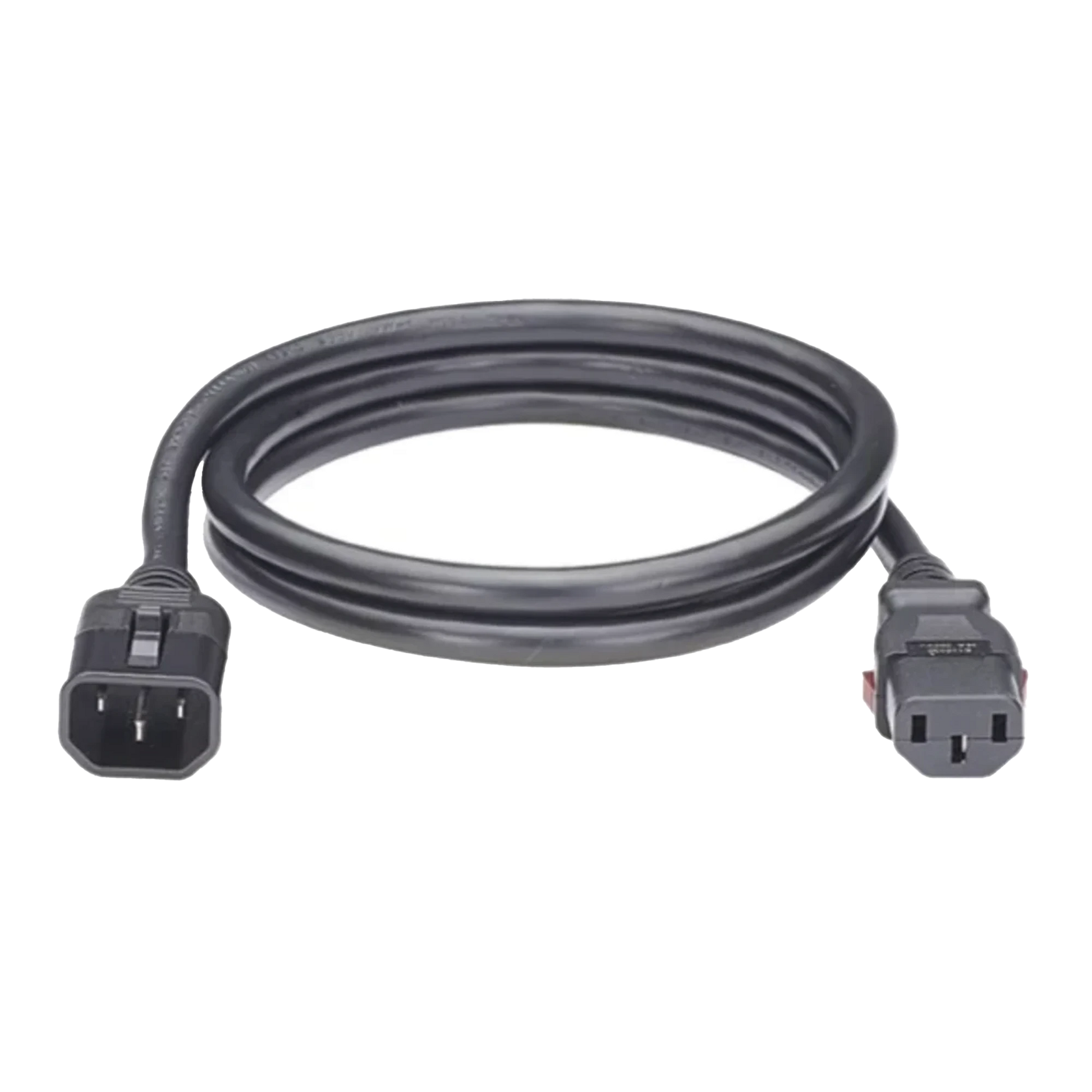 CABLE DE ALIMENTACIÓN ELÉCTRICA CON BLOQUEO DE SEGURIDAD, DE IEC C14 A IEC C13, 1.2 METROS DE LARGO, COLOR NEGRO, 1 PIEZA-PDU-HOFFMAN-EP1314048X125-Bsai Seguridad & Controles